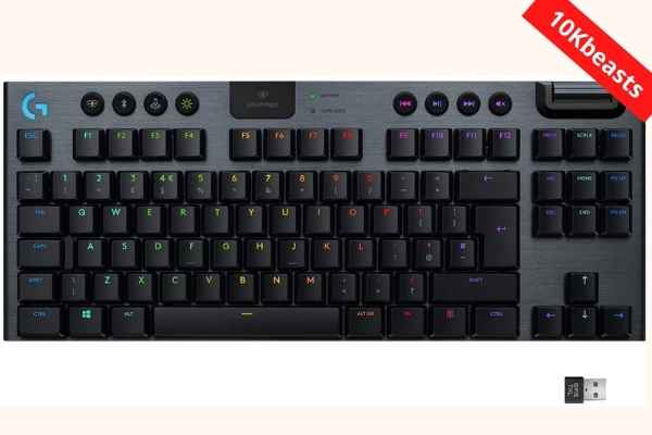 Best wireless mechanical keyboard without numpad,
Logitech G915 TKL Tenkeyless Lightspeed Wireless RGB Mechanical Gaming Keyboard