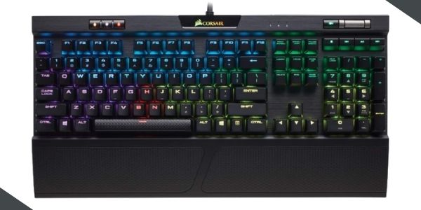 Corsair K70 RGB MK.2 Best Ergonomic Mechanical Keyboard
